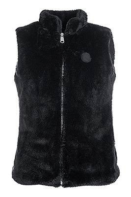 HKM Teddy vest -Ruby- Black