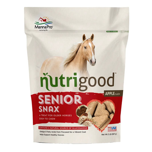 Nutrigood Senior Snax Horse Treats 2lbs Manna Pro