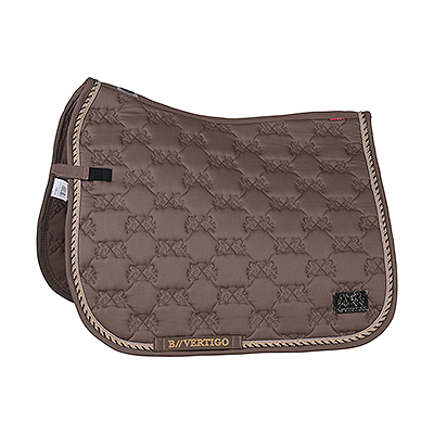 B Vertigo Monaco All Purpose Saddle Pad - Shiitake Beige