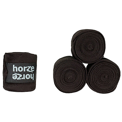 Horze Embrace Fleece Bandages - Black
