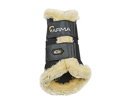 Shires ARMA OXI-ZONE SupaFleece Brushing Boots - Black