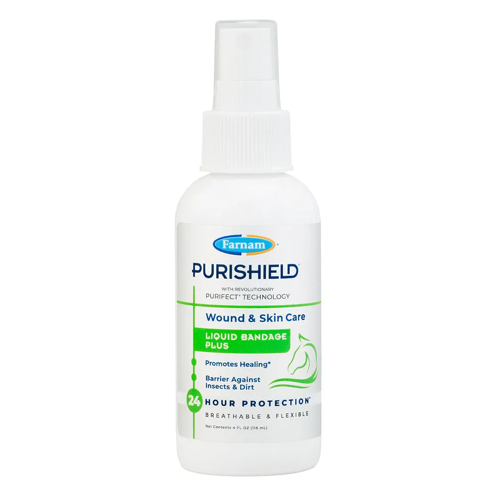 PuriShield Wound & Skin Care Liquid Bandage Plus 4 fl oz