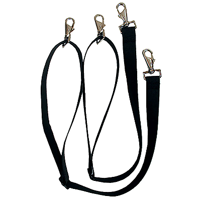 Intrepid Adjustable Elastic Leg Straps - Sold in Pairs