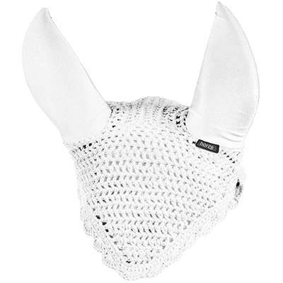 Horze Supreme Silent Ear Net - White