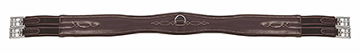 Atherstone Leather Girth - Dark Havana