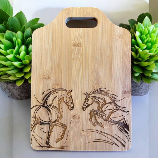 Event Horse Bamboo Cutting, charcuterie, cheese board