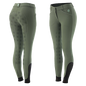 Equinavia Astrid Womens Silicone Full Seat Breeches- Agave Green/Green