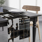 Black Equestrian Table Runner, Equestrian Dining Room