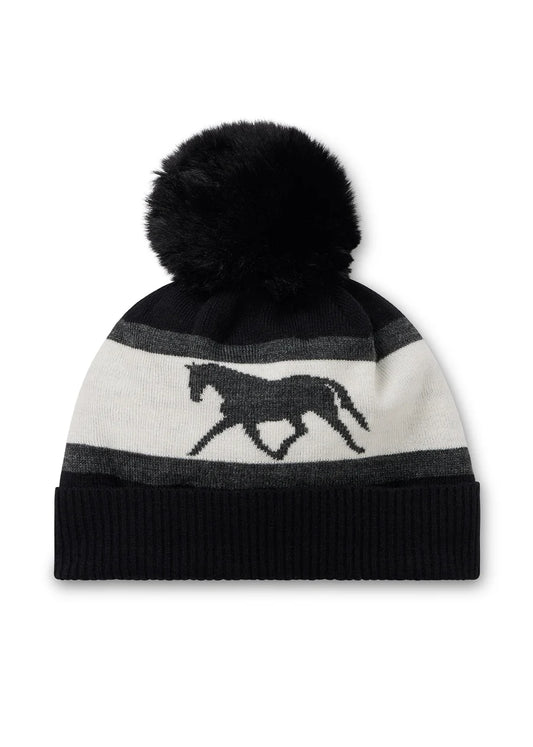 Pony Pom Winter Hat
