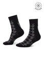 Houndstooth Wool Paddock Boot Socks