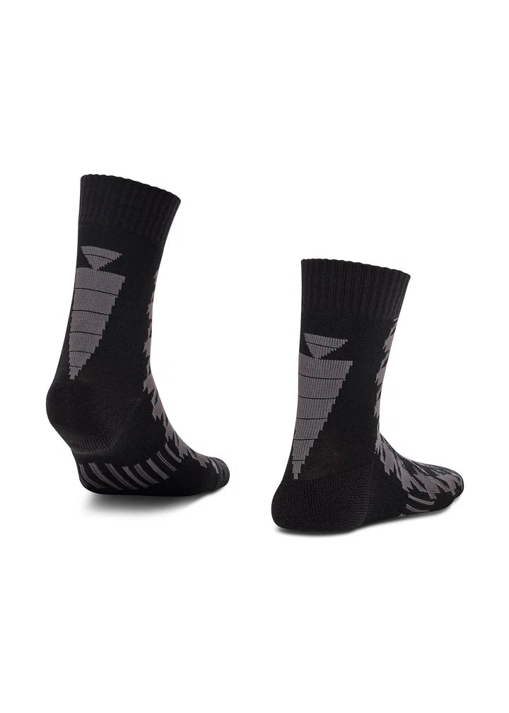 Houndstooth Wool Paddock Boot Socks
