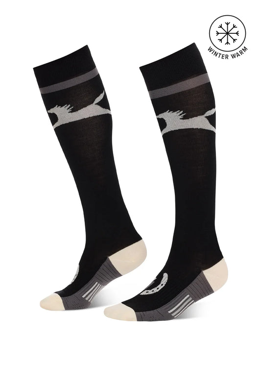 Flying Horse Wool Knee-Hi Riding Socks