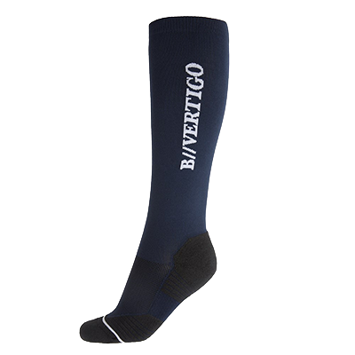 B Vertigo Compression Knee Socks - Dark Navy