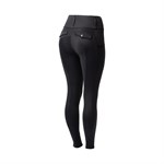 Horze Anya Womens Thermo Hybrid Full Seat Tights - Caviar