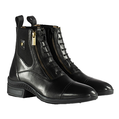 Horze Womens Highgate Paddock Jodhpur Boots - Black