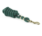 Shires Topaz Lead Rope - Dark Green
