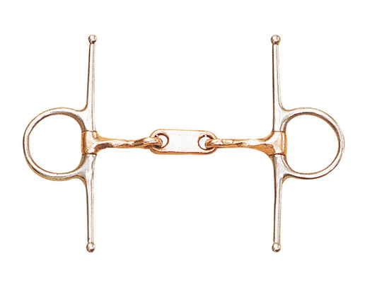 Centaur® Stainless Steel Dr Bristol Full Cheek with Twisted Copper Mouth Bit