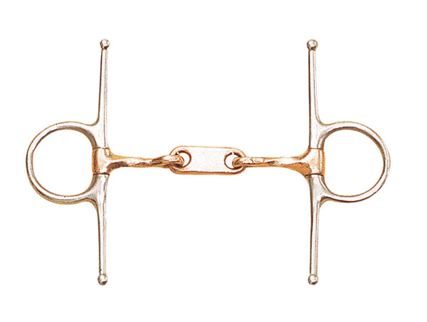 Centaur® Stainless Steel Dr Bristol Full Cheek with Twisted Copper Mouth Bit