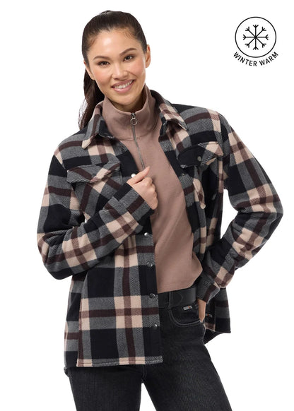 Alpine Fleece Snap Front Barn Jacket