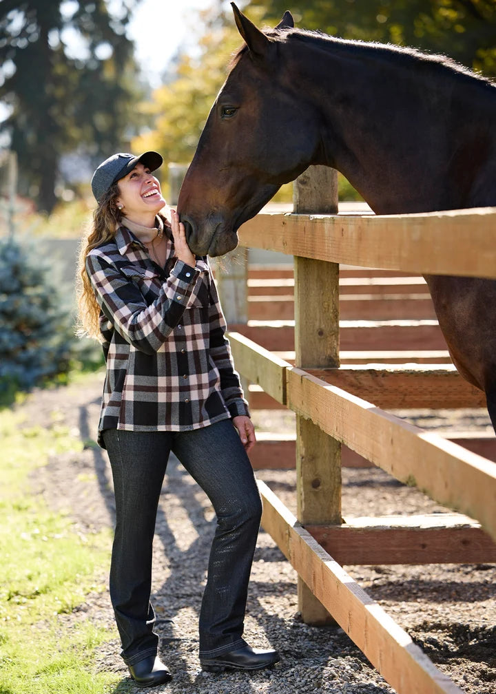 Alpine Fleece Snap Front Barn Jacket