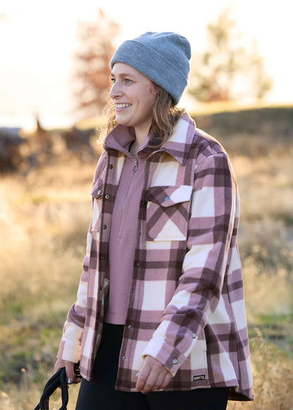 Alpine Fleece Snap Front Barn Jacket