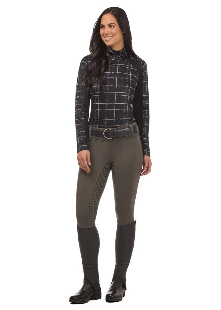 First Level Quarter Zip Stretch Fleece Tech Top