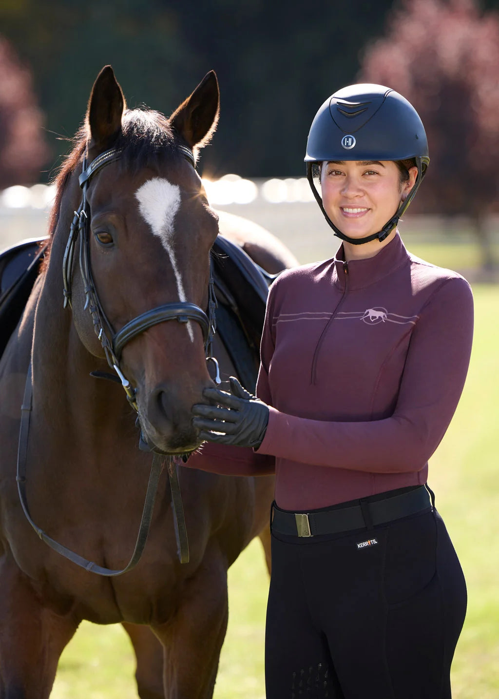 Equi Rhythm Lite Quarter Zip Riding Top