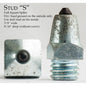 Nunn Finer Steel Horseshoe Studs