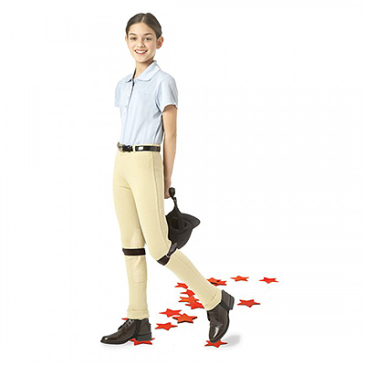 EquiStar Pull-On Cuff Jod - Child's - Neutral Beige