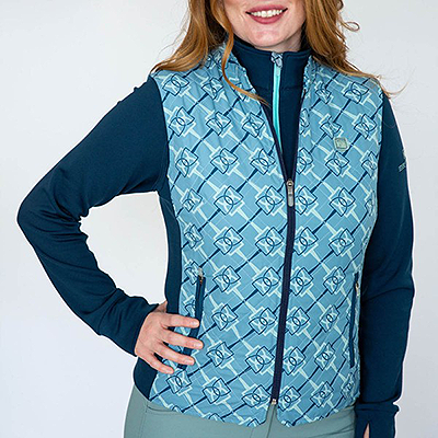 Romfh® Hampton Quilted Vest - Blue Spruce Bit Floret