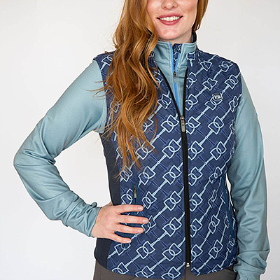 Romfh® Hampton Quilted Vest - Vintage Navy Bit Floret