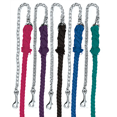 Equi-Essentials 3-Ply Cotton Lead w/ Chrome Plated Chain