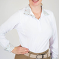 Romfh® Lindsay Show Shirt- Long Sleeve - White/Vintage Floral