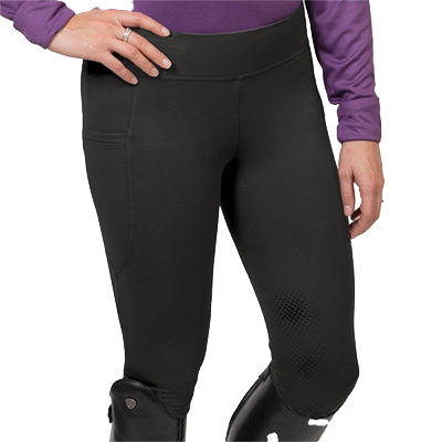 Signature Flexion Tight Ladies Knee Patch Ovation® - Black