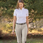 Ovation Signature Breech Ladies Knee Patch - Tan