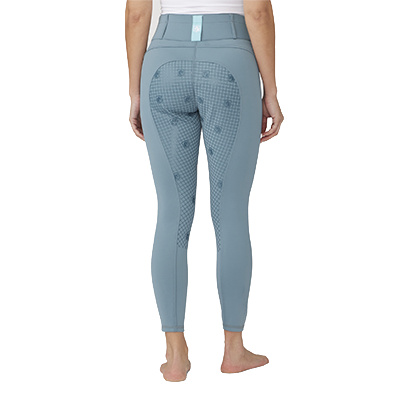 ROMFH® Willow Ladies Euro Knee Patch Breech - Dust Blue