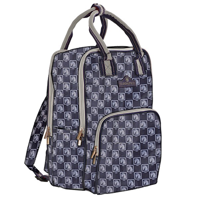 Romfh Barn-Friendly Backpack Handbag - Romfh Logo Check