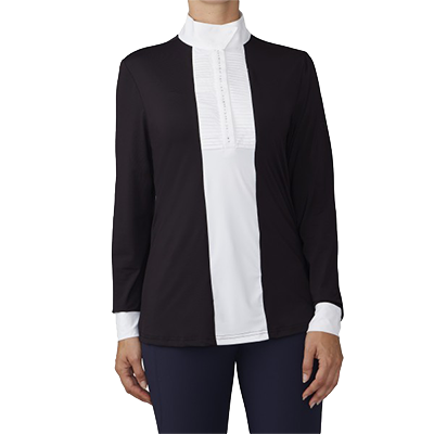 Ovation®® Elegance Grace Ladies Long Sleeve Show Shirt - Black