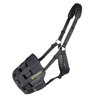 Shires Comfort Grazing Muzzle - Black