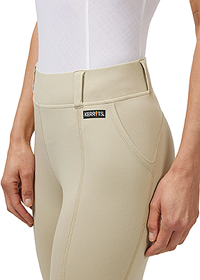 Kerrits Performance Knee Patch Pocket Riding Tight - Tan