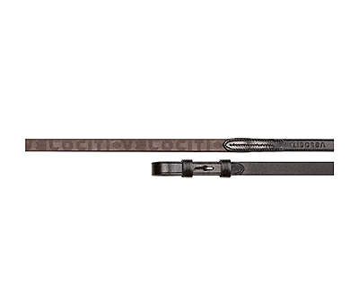 Shires Lusso Rubberized Web Reins - Black