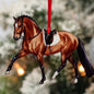 Classy Equine Ornaments - Bay Half Pass