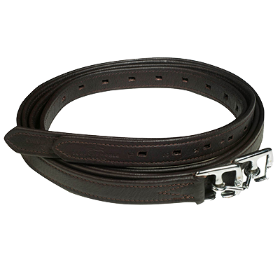 Schockemohle – Sports Stirrup Leathers Colorado Soft - Expresso/Silver
