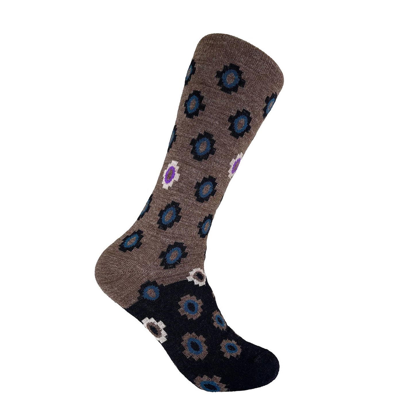 Alpaca Socks - Incan - Mahogany