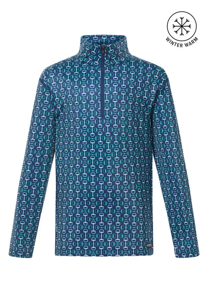 Kids First Level Quarter Zip Stretch Fleece Tech Top