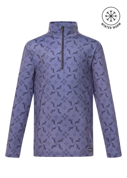 Kids First Level Quarter Zip Stretch Fleece Tech Top