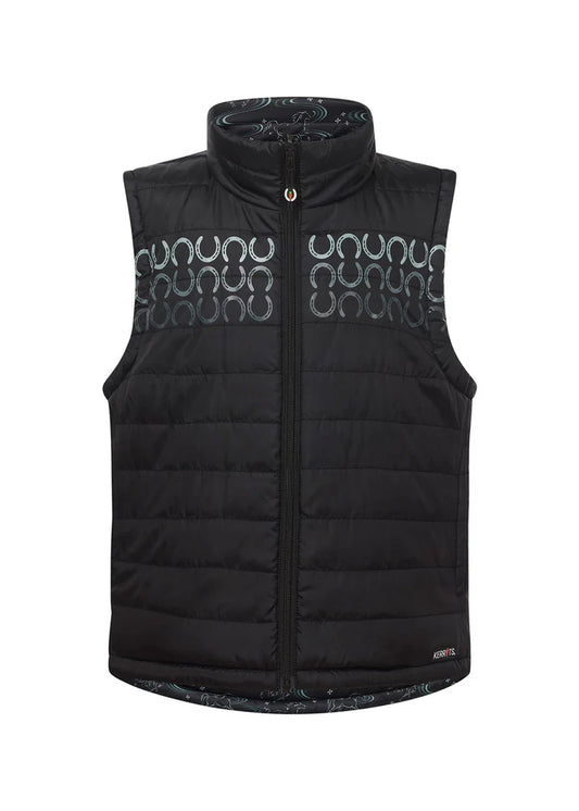 Kids Ride the Wind Reversible Quilted Riding Vest
