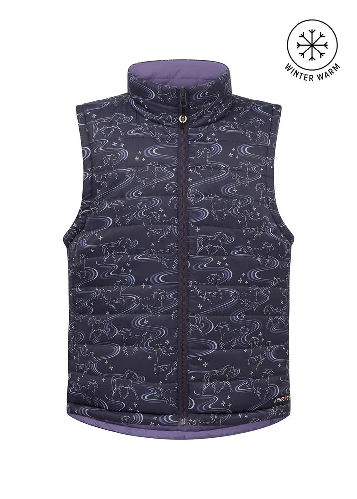 Kids Ride the Wind Reversible Quilted Riding Vest