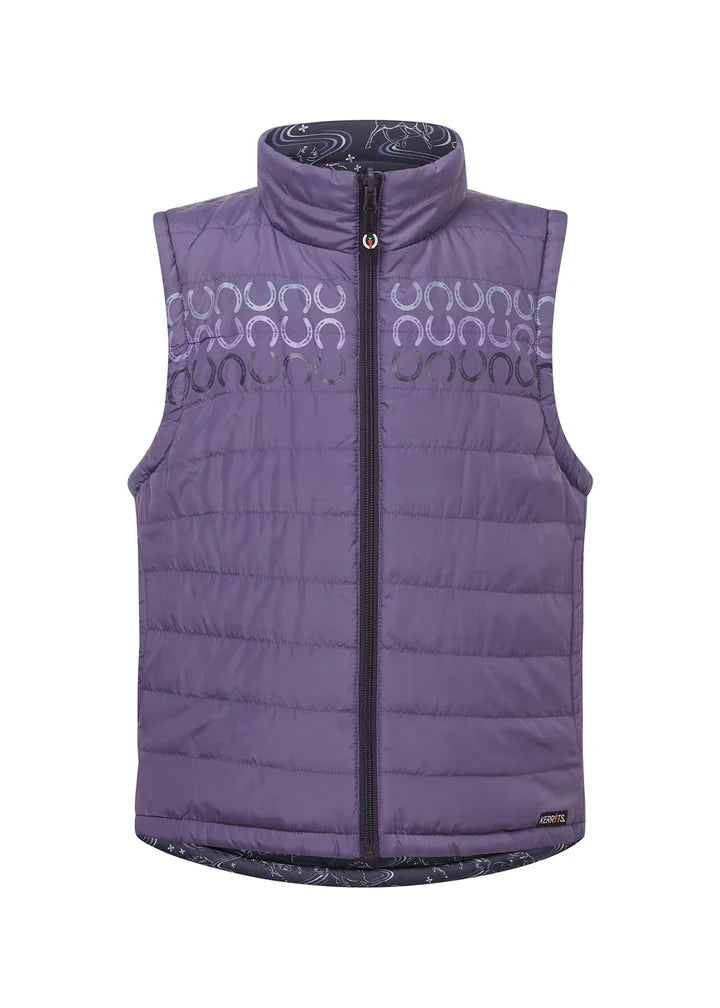 Kids Ride the Wind Reversible Quilted Riding Vest