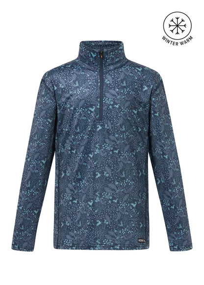 Kids Traverse Quarter Zip Fleece Tech Top